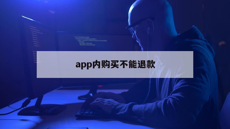 app内购买不能退款（在app上购买的东西可以退款吗）