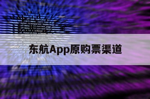 东航App原购票渠道（东航app怎么买往返机票）