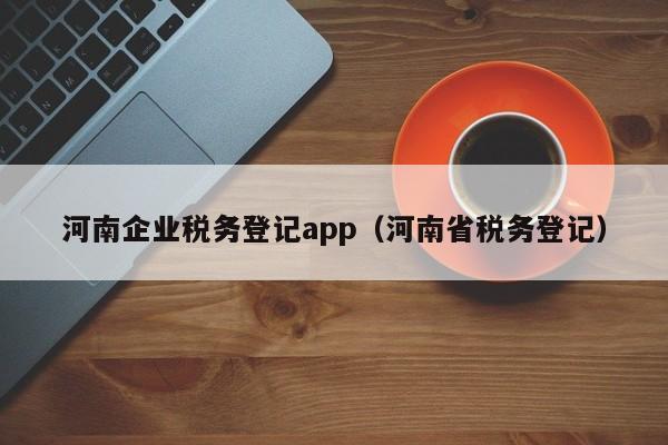 河南企业税务登记app（河南省税务登记）