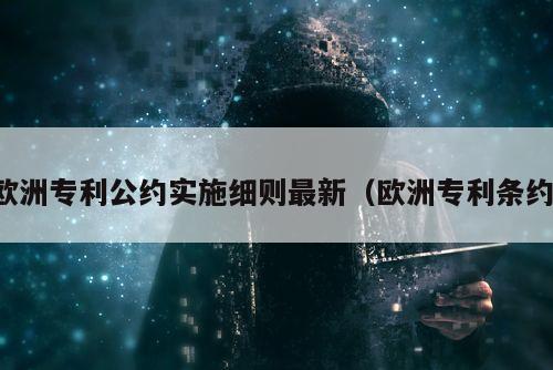 欧洲专利公约实施细则最新（欧洲专利条约）