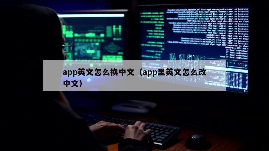 app英文怎么换中文（app里英文怎么改中文）