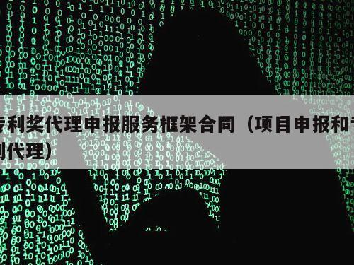 专利奖代理申报服务框架合同（项目申报和专利代理）