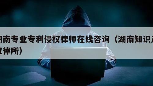 湖南专业专利侵权律师在线咨询（湖南知识产权律所）