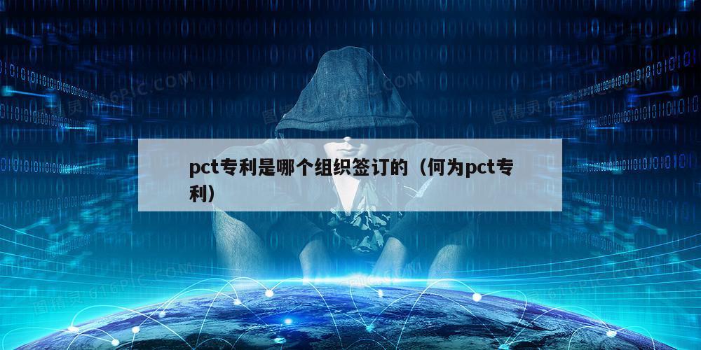 pct专利是哪个组织签订的（何为pct专利）