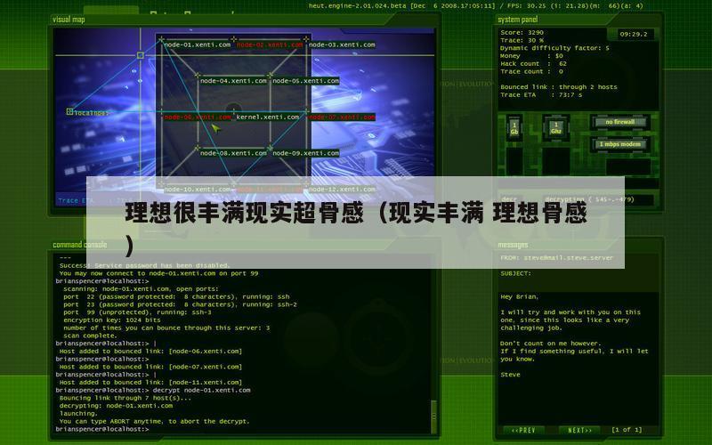 理想很丰满现实超骨感（现实丰满 理想骨感）