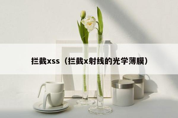 拦截xss（拦截x射线的光学薄膜）