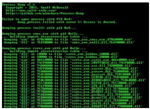 恶意软件研究者的福音：PROCESS DUMP v1.5正式发布