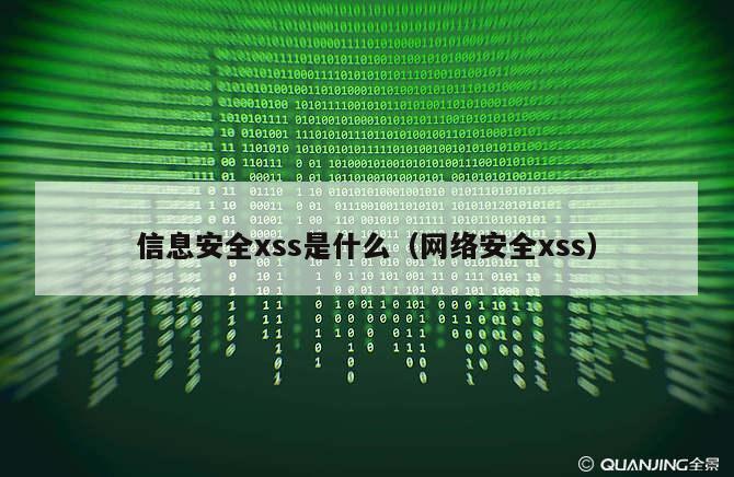 信息安全xss是什么（网络安全xss）