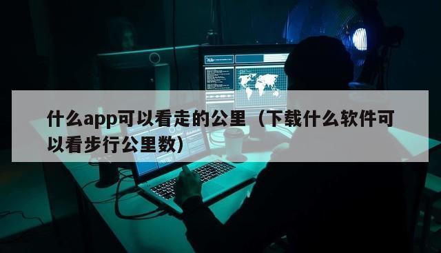 什么app可以看走的公里（下载什么软件可以看步行公里数）