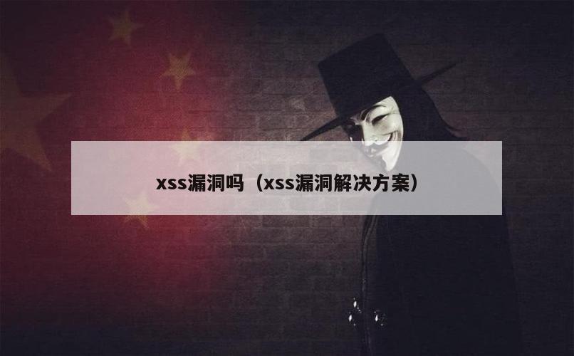 xss漏洞吗（xss漏洞解决方案）