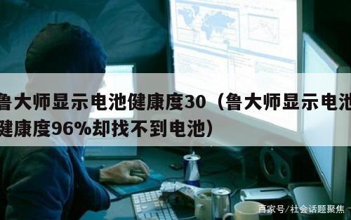 鲁大师显示电池健康度30（鲁大师显示电池健康度96%却找不到电池）