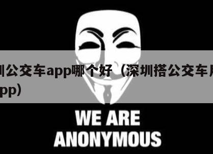 深圳公交车app哪个好（深圳搭公交车用什么app）