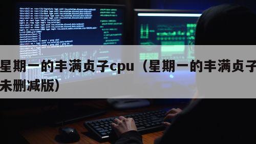 星期一的丰满贞子cpu（星期一的丰满贞子未删减版）