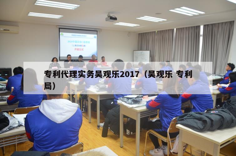 专利代理实务吴观乐2017（吴观乐 专利局）