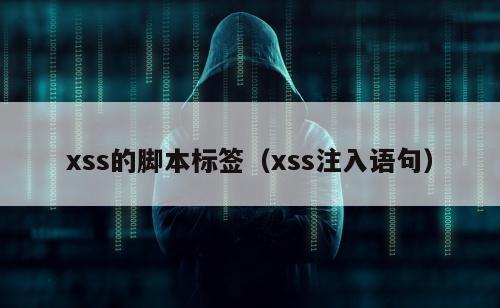 xss的脚本标签（xss注入语句）