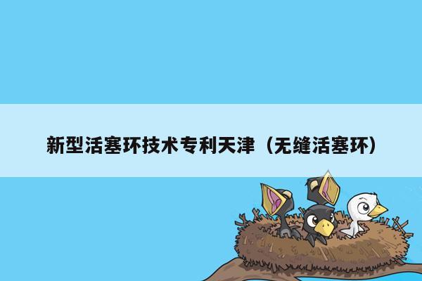 新型活塞环技术专利天津（无缝活塞环）