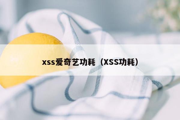 xss爱奇艺功耗（XSS功耗）