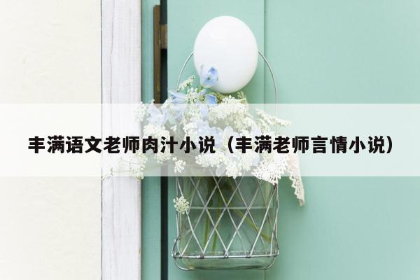 丰满语文老师肉汁小说（丰满老师言情小说）