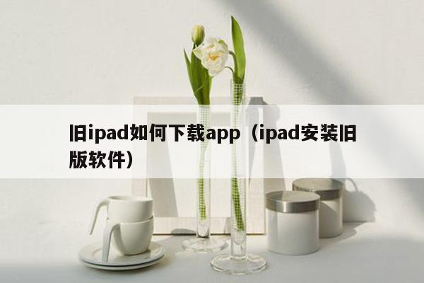 旧ipad如何下载app（ipad安装旧版软件）