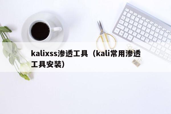 kalixss渗透工具（kali常用渗透工具安装）