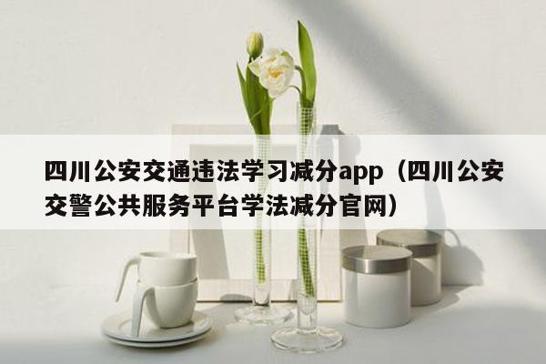 四川公安交通违法学习减分app（四川公安交警公共服务平台学法减分官网）