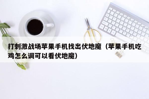 打刺激战场苹果手机找出伏地魔（苹果手机吃鸡怎么调可以看伏地魔）