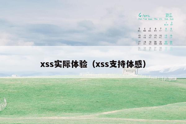 xss实际体验（xss支持体感）