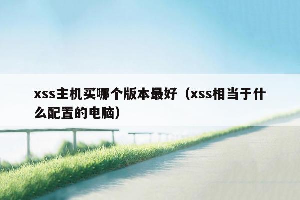 xss主机买哪个版本最好（xss相当于什么配置的电脑）