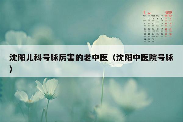 沈阳儿科号脉厉害的老中医（沈阳中医院号脉）