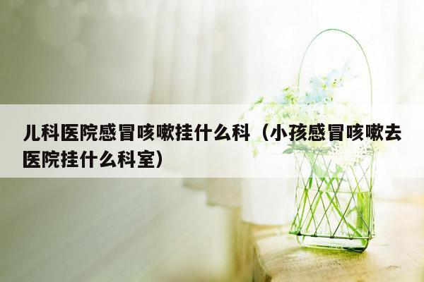 儿科医院感冒咳嗽挂什么科（小孩感冒咳嗽去医院挂什么科室）