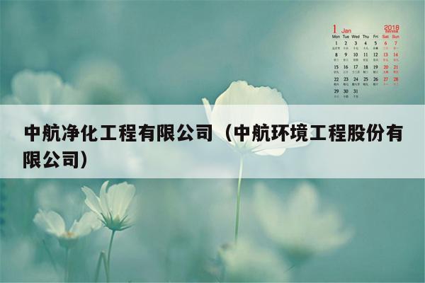 中航净化工程有限公司（中航环境工程股份有限公司）