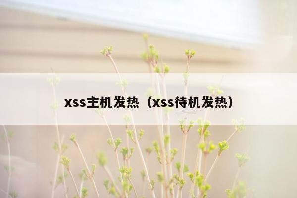 xss主机发热（xss待机发热）