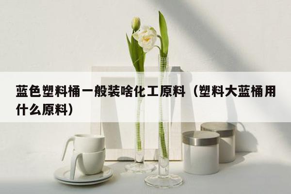 蓝色塑料桶一般装啥化工原料（塑料大蓝桶用什么原料）