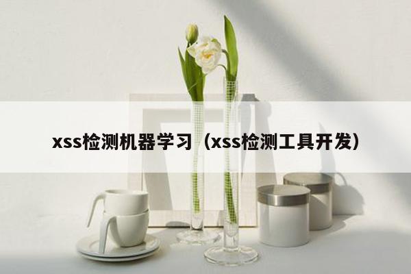 xss检测机器学习（xss检测工具开发）