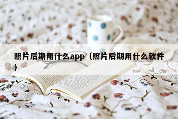 照片后期用什么app（照片后期用什么软件）