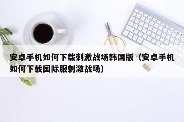 安卓手机如何下载刺激战场韩国版（安卓手机如何下载国际服刺激战场）