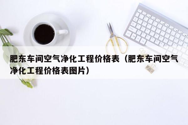 肥东车间空气净化工程价格表（肥东车间空气净化工程价格表图片）