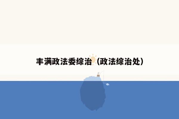 丰满政法委综治（政法综治处）