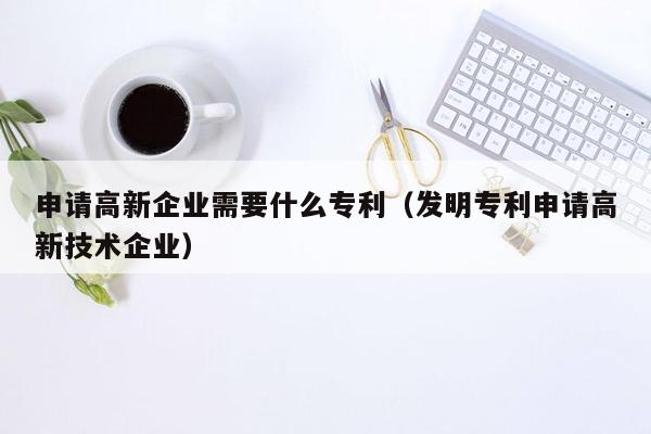 申请高新企业需要什么专利（发明专利申请高新技术企业）