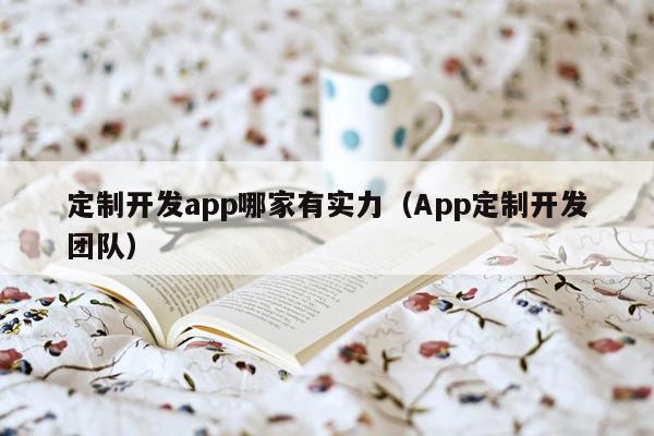 定制开发app哪家有实力（App定制开发团队）