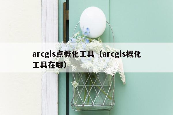 arcgis点概化工具（arcgis概化工具在哪）