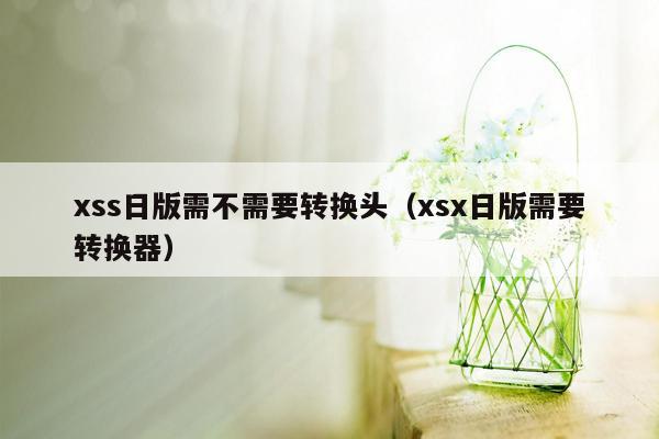 xss日版需不需要转换头（xsx日版需要转换器）