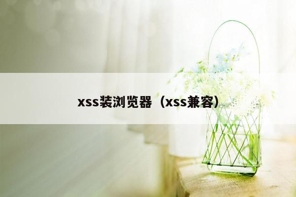 xss装浏览器（xss兼容）