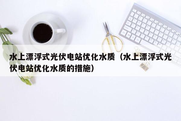 水上漂浮式光伏电站优化水质（水上漂浮式光伏电站优化水质的措施）