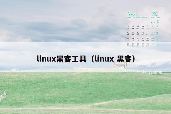 linux黑客工具（linux 黑客）