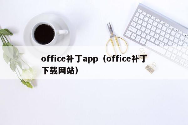 office补丁app（office补丁下载网站）