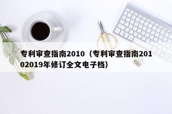 专利审查指南2010（专利审查指南20102019年修订全文电子档）