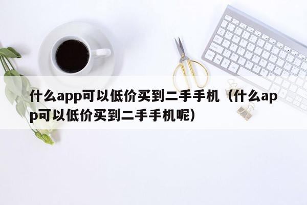 什么app可以低价买到二手手机（什么app可以低价买到二手手机呢）