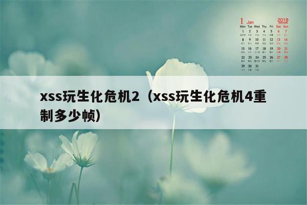 xss玩生化危机2（xss玩生化危机4重制多少帧）